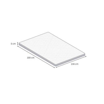 Pillow Top Casal Guldi Soft com Espuma D30 com Alça (5x138x188) Branco