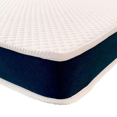 Colchão Solteiro Guldi Duplo Plus D28 (16x78x188) Branco e Azul