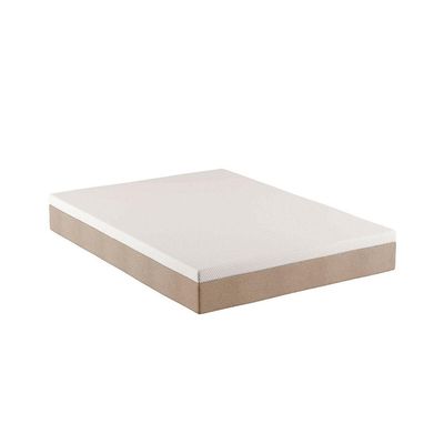 Colchão Casal Guldi Comfort com Massageador Quântico Molas Ensacadas (30x138x188) Branco e Bege