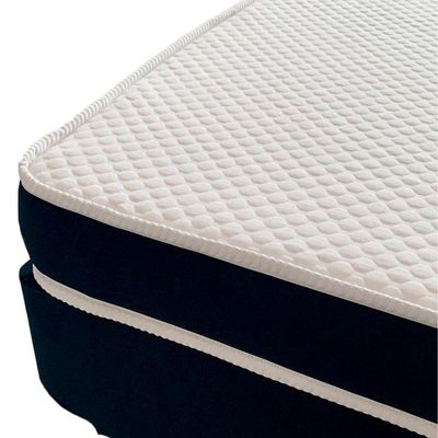 Colchão Solteiro King Guldi Duplo Plus D28 (16x96x203) Branco e Azul