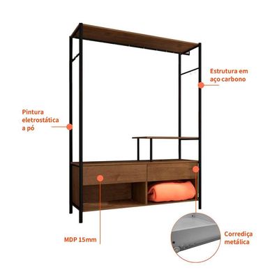 Guarda-Roupa Closet Modulado Barcelona Demolição