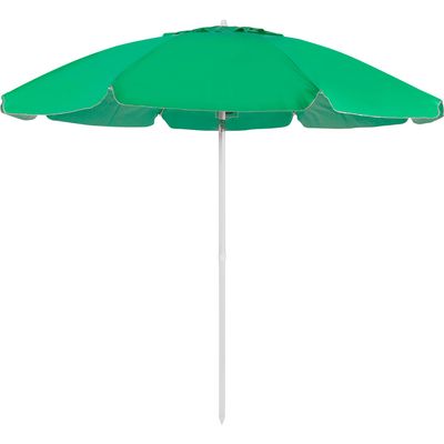 Guarda-Sol Articulado 2,40m em Bagum e Alumínio Verde Bandeira Bel 2,40m
