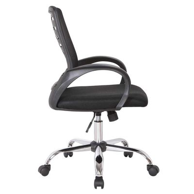 Cadeira de Escritório Secretária Giratória Light Preta