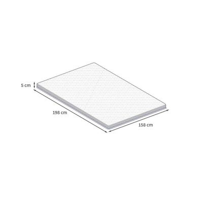 Pillow Top Queen Guldi Soft com Espuma D30 com Alça (5x158x198) Branco