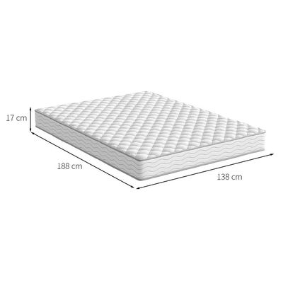 Colchão Casal Howie Espuma D45 (17x138x188) Branco