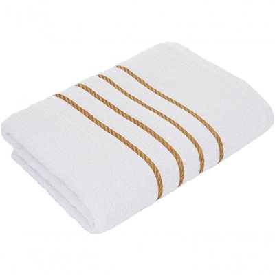 Jogo De Toalha Montreal 2 Banhão + 2 Rosto + 2 Tapete Piso Luxuoso 100% Algodão Branco