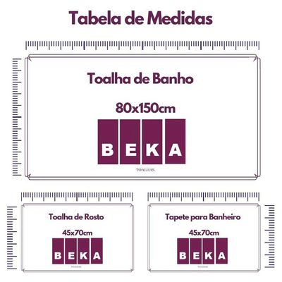 Jogo De Toalhas Luxury Soft Beka 360 G-m² 2 Banho + 2 Rosto + 2 Piso Luxo Branco