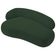 Divã Recamier Luxo Canadá 180cm Lado Direito Linho Adj Decor Verde