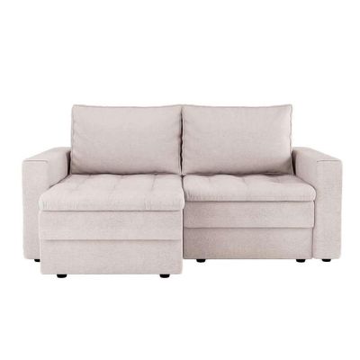 Sofá 3 Lugares Retrátil Berna Linho Cru 180 cm