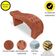 Maca Estofada Capitonê Clínica Salão Estética Suede Eduarda cobre