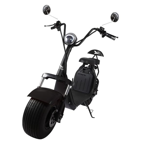 Scooter Elétrico City+ Preto 2000W 40KM 12AH 60V 40 KM/H 200 KGS Atrio - ES439 ES439