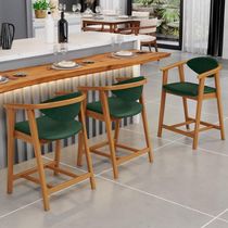 Kit 05 Banquetas Baixa Cozinha Sala de Jantar Bancada Cecília L02 Couríssimo Verde Musgo Lyam Decor