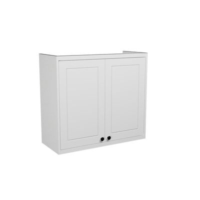 Armário Aéreo Évora 2 PT Branco Ártico 80 cm