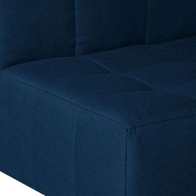 Sofá 3 Lugares Modular Soho Linho Azul Marinho