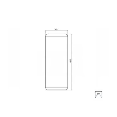 Lixeira Inox Tramontina Cápsula Selecta Plus Basculante Com Acabamento Scotch Brite E Tampa Basculante Vermelha Em Polip