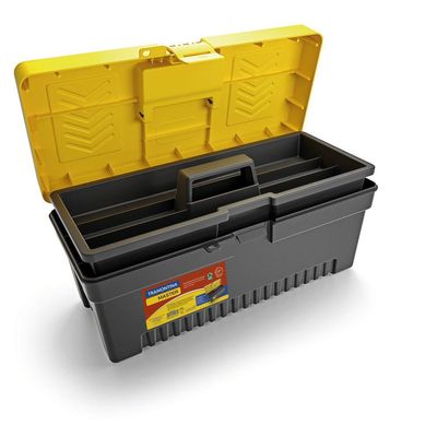 Caixa Plastica para Ferramentas 17" Tramontina com Bandeja Removivel
