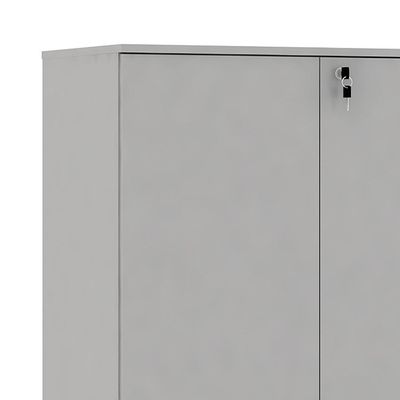 Armário de Escritório New City 2 PT Cinza 160 cm