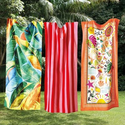 Toalha Banho Praia Velour 76x152cm Litoral Dohler