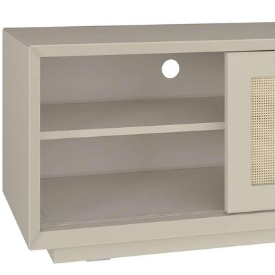 Rack Corumbá com Tela Off White 160 cm