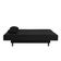 Sofá-Cama Casal 3 Lugares Jimmy Suede Preto