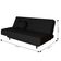 Sofá-Cama Casal 3 Lugares Jimmy Suede Preto