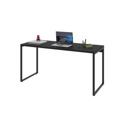 Mesa de Escritório Kuadra I Preta 150 cm