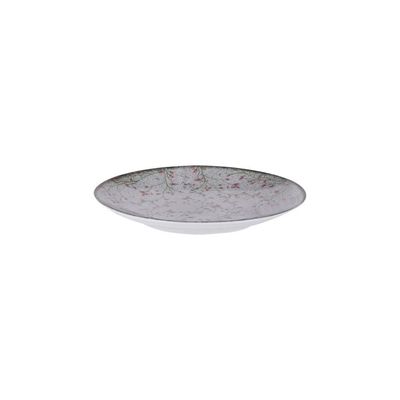Prato Sobremesa Tramontina Floralis Em Porcelana Decorada 19 Cm