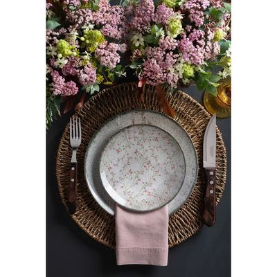 Prato Sobremesa Tramontina Floralis Em Porcelana Decorada 19 Cm