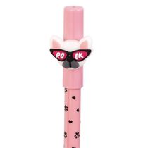 Caneta Gel 0.7 Apagável Paws Best Friend Brw Rosa Claro