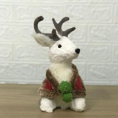 Baby Cervo Deitado Com Roupinha 24cm Qy1348 - Master Decor
