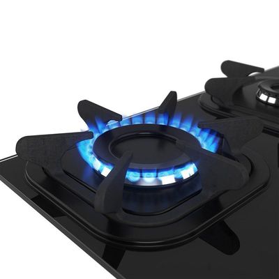 Cooktop 4 Bocas A Gás Mueller G4 Com Mesa De Vidro Temperado Preto Bivolt