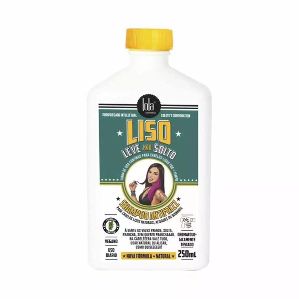 Shampoo Anti-frizz Lola Liso Leve e Solto 250ml Shampoo Anti-frizz Lola Liso Leve e Solto 250ml