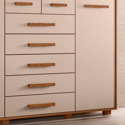 Cômoda 7 Gavetas Para Tv Até 65 Polegadas Jatobá Fendi Fonteine Shop Jm