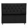 Cabeceira Estofada Cama Box King 195 Cm Suede Dubai preto