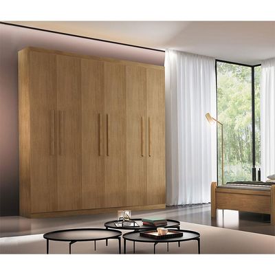 Guarda-Roupa Casal Malibu 6 PT 2 GV Imbuia