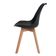 Cadeira de Jantar Saarinen Wood Preta
