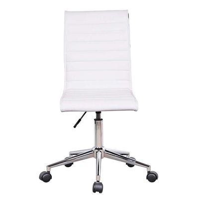 Conjunto com 2 Cadeiras de Escritório Secretária Giratórias Marilyn Branco