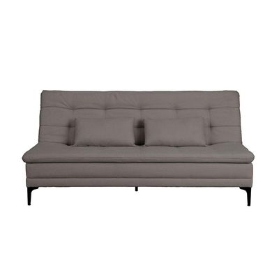 Sofá-Cama Casal 3 Lugares Prince Linho Cinza