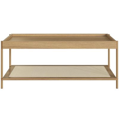 Kit 02 Mesas de Centro Para Sala de Estar Industrial Indy A03 Hanover Dourado - Lyam Decor