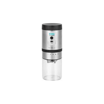 Moedor de Café Elétrico Automático Recarregável USB Recipiente em Vidro Com Tampa