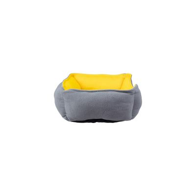 Cama Retangular PP Azul e Amarela