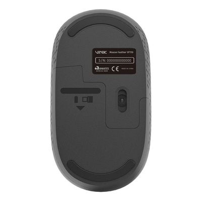 Mouse Sem Fio Vinik Feather Vf120 1200dpi - Preto