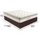 Cama Box Baú Marrom E Colchão King Best Molas Ensacadas Queen 158x198x33 Anjos