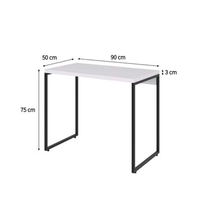 Mesa de Escritório Studio Branca 90 cm