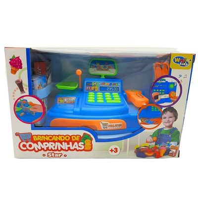 Caixa Registradora Star Brincando De Comprinhas - Wellkids