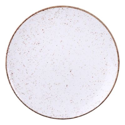 Prato Raso Tramontina Rustico Marrom Maxforce Em Porcelana 30 Cm
