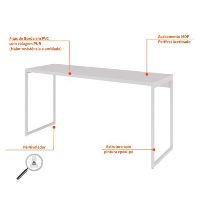 Escrivaninha Studio Branca 150 cm