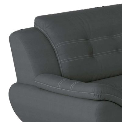 Sofá 2 Lugares New Passion Suede Cinza