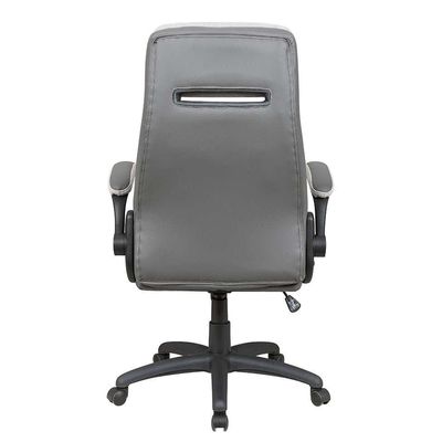 Cadeira de Escritório Presidente Giratória com Relax Juan Cinza