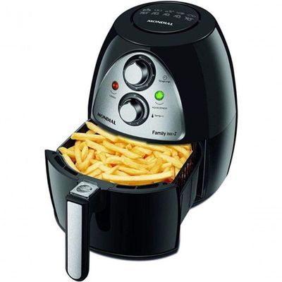 Fritadeira Eletrica Mondial Family Inox NAF03i-4L Preto 220V